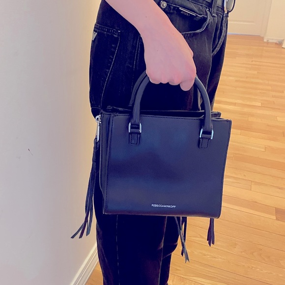 Rebecca Minkoff Mini leather top handle/crossbody - Picture 2 of 14